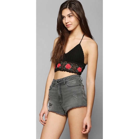 Crochet halter crop top small/medium C cup - Picture 3 of 6